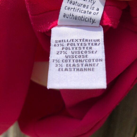 Diane Von Furstenberg Pink Dress 2 Banded Caftan Fleur Sleeveless Mini XS V Neck - Picture 10 of 11